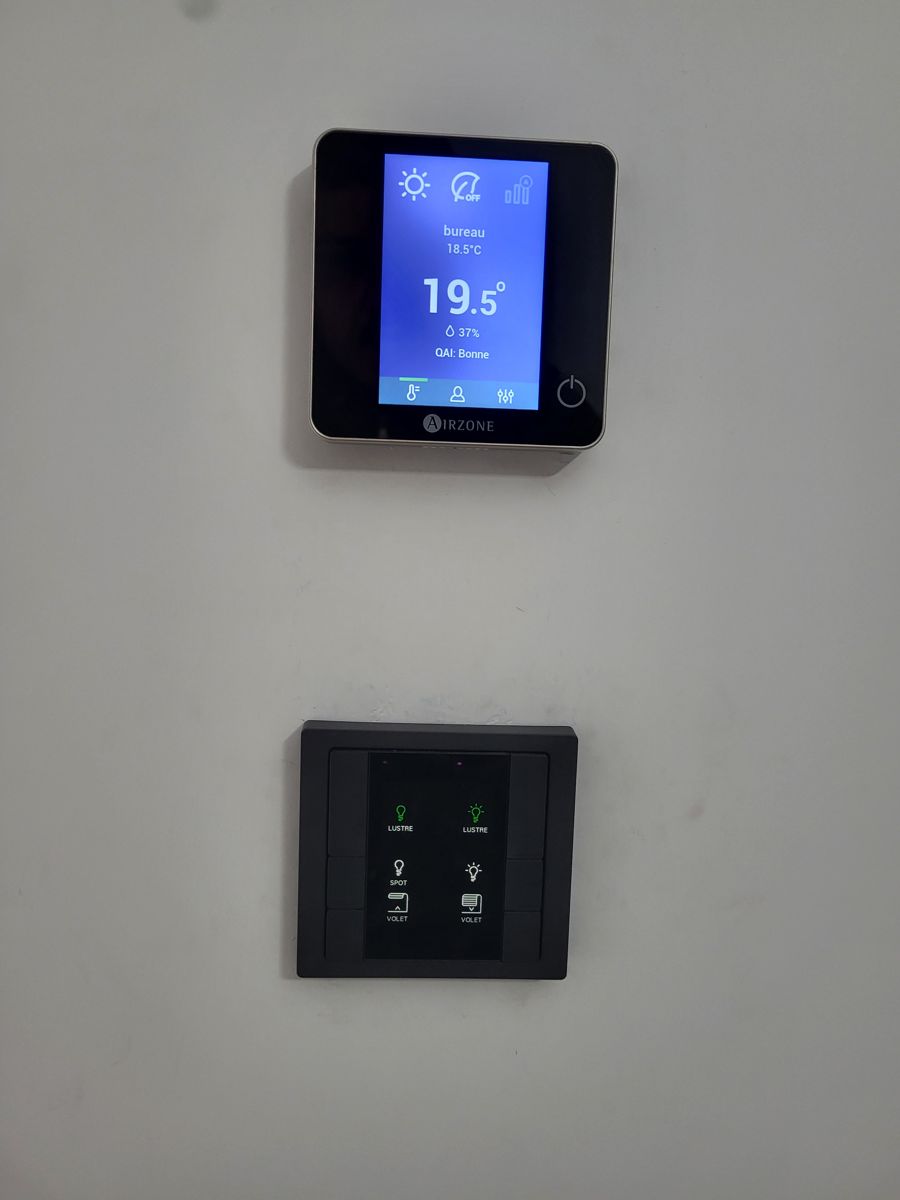 Thermostat Airzone et commande KNX — M2KS